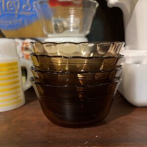 Pyrex Amber Glass Bowl